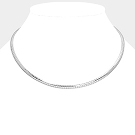 Metal Omega Choker Necklace