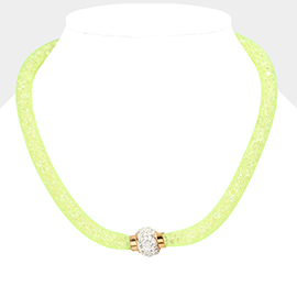 Magnetic Netted Shimmer Magnetic Necklace