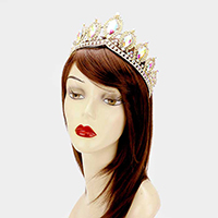 Glass Crystal Pageant Queen Tiara