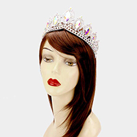 Glass Crystal Pageant Queen Tiara