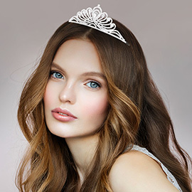 Teardrop Centered Princess Tiara