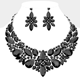 Multi Stone Evening Necklace