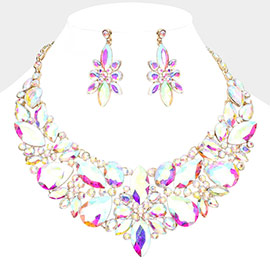 Multi Stone Evening Necklace