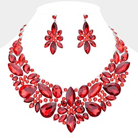 Multi Stone Evening Necklace