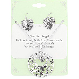 Guardian Angel Pendant Necklace