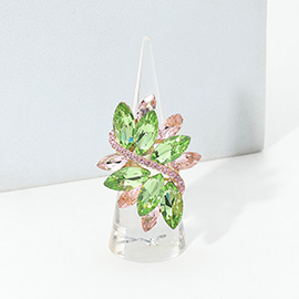 Marquise Crystal Cluster Stretch Ring