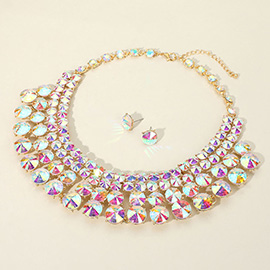 Bubble Stone Evening Necklace