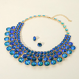Bubble Stone Evening Necklace