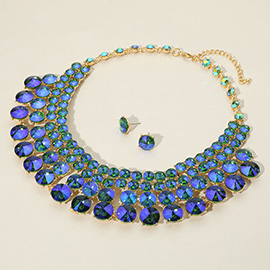 Bubble Stone Evening Necklace