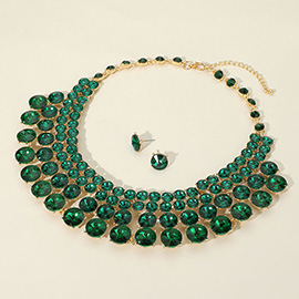 Bubble Stone Evening Necklace