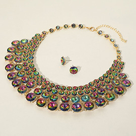Bubble Stone Evening Necklace