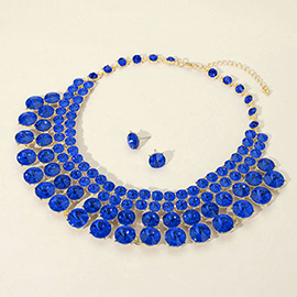 Bubble Stone Evening Necklace
