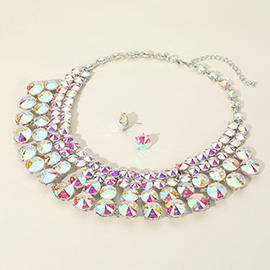 Bubble Stone Evening Necklace