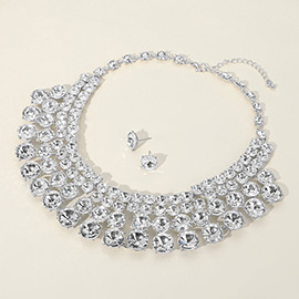 Bubble Stone Evening Necklace