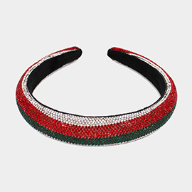 Color Block Bling Padded Headband