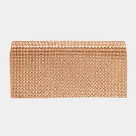 Bling Solid Evening Clutch / Crossbody Bag