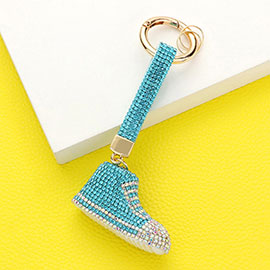 Rhinestone Pave Sneaker Keychain