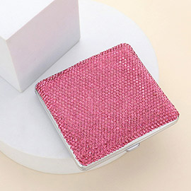 Bling Square Money Clip Cigarette Case