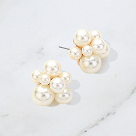 Pearl Bubble Stud Earrings