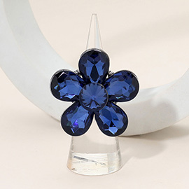 Flower Stone Cluster Stretch Ring