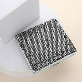 Bling Square Money Clip Cigarette Case