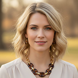 Chunky Tortoise Resin Mariner Link Necklace