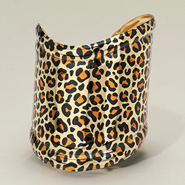 Leopard Printed Oversized Cuff Bracelet