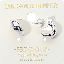 14K Gold Dipped Hypoallergenic Mini Hoop Earrings