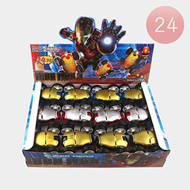 24PCS - Iron Man Super Hero Toy Cars
