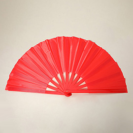 Plain Folding Line Dance Hand Fan