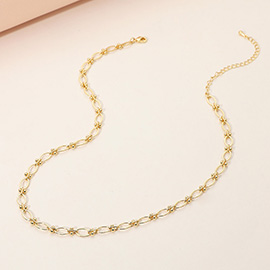 18K Gold Dipped Industrial Chain Necklace