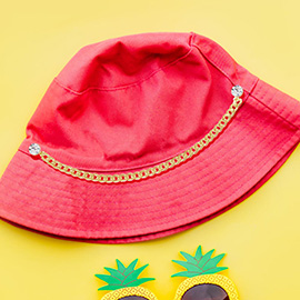Gold Dipped Chain Cap and Pin Charm