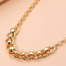 Chunky Chain Link Necklace