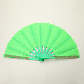 Bling Studded Folding Line Dance Hand Fan