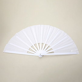 Plain Folding Line Dance Hand Fan