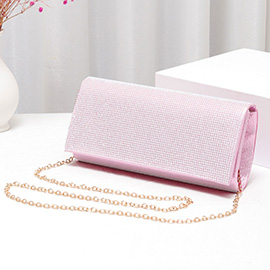 Bling Solid Evening Clutch / Crossbody Bag