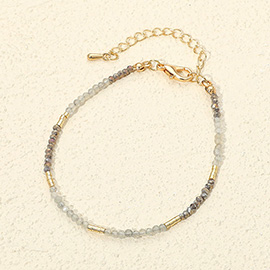 Faceted Beaded Bracelet
