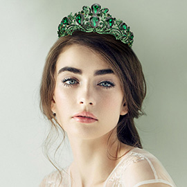 Teardrop Crystal Rhinestone Tiara