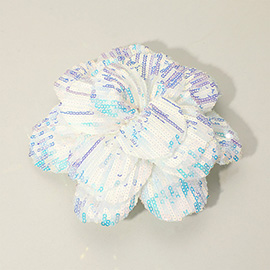 Sequin Flower Pin Brooch / Hair Clip / Hair Band / Bracelet