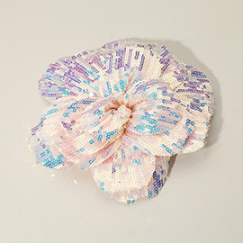 Sequin Flower Pin Brooch / Hair Clip / Hair Band / Bracelet