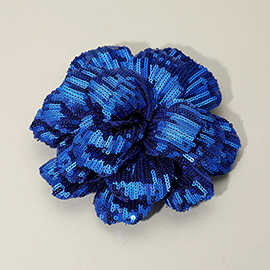 Sequin Flower Pin Brooch / Hair Clip / Hair Band / Bracelet