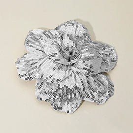 Sequin Flower Pin Brooch / Hair Clip / Hair Band / Bracelet