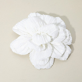 Sequin Flower Pin Brooch / Hair Clip / Hair Band / Bracelet