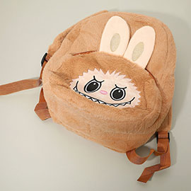 Kids Plush Monster Bunny Character Backpack Bag