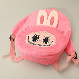 Kids Plush Monster Bunny Character Backpack Bag