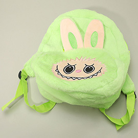 Kids Plush Monster Bunny Character Backpack Bag