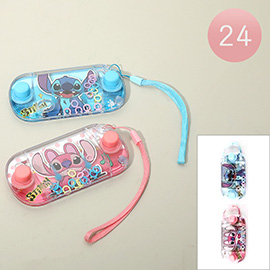 24PCS - Kids Stitch Character Printed Water Ring Toss Game Toys