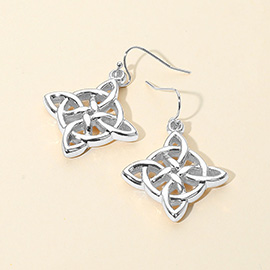 Celtic Knot Drop Earrings