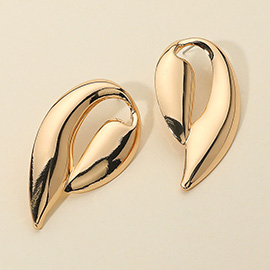 Abstract Teardrop Statement Earrings