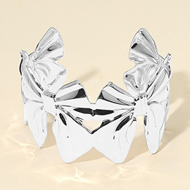 Bow Statement Cuff Bracelet